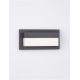 Aplice - Aplica LED pentru exterior design modern IP65 Leto negru 29cm