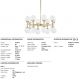 Candelabre, Lustre - Candelabru LUX, design modern, ASTORIA