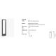 Stalpi - Stalp LED de exterior modern DAS