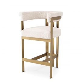 Scaune Bar - Scaun de bar design LUX, Counter Stool Clubhouse crem