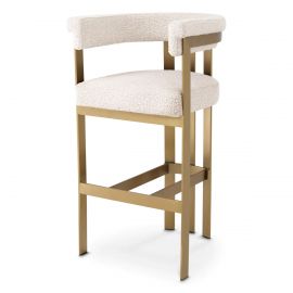 Scaune Bar - Scaun de bar design LUX, Bar Stool Clubhouse crem