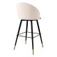 Scaune Bar - Set de 2 scaune de bar pivotante, design LUX, Bar Stool Cooper crem