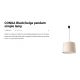 Pendule, Lustre suspendate - Lustra pendul moderna design elegant CONGA simple negru/bej