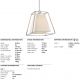 Candelabre, Lustre - Lustra suspendata LUX, design modern, KYLE cu 4 surse de lumina