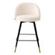 Scaune seturi pentru bar - Set de 2 scaune de bar pivotante, design LUX, Counter Stool Cooper crem