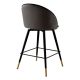 Scaune seturi pentru bar - Set de 2 scaune de bar pivotante, design LUX, Counter Stool Cooper gri inchis