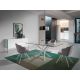 Mese dining - Masa dreptunghiulara design modern Veola alb, 150x95cm