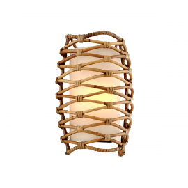 Aplice, corpuri de iluminat pentru pereti - Aplica de perete din ratan BALBOA