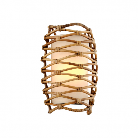 Aplice, corpuri de iluminat pentru pereti - Aplica de perete din ratan BALBOA