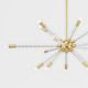 Candelabre, Lustre - Candelabru, lustra suspendata, design modern PIPPIN alama antichizata