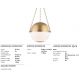 Pendule, Lustre suspendate - Pendul LUX, design clasic, SPHERE NO. 2 large