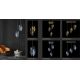 Pendule, Lustre suspendate - Pendul modern design LUX realizat manual POLYGON