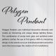 Pendule, Lustre suspendate - Pendul modern design LUX realizat manual POLYGON