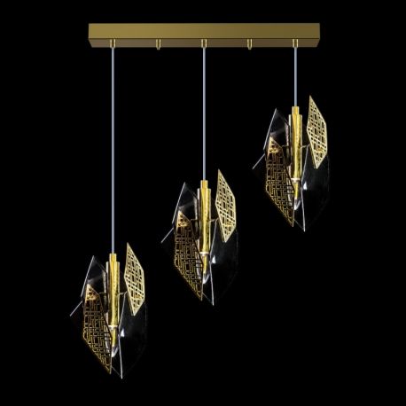 Pendule, Lustre suspendate - Pendul modern design LUX realizat manual POLYGON