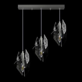Pendule, Lustre suspendate - Lustra cu 3 pendule moderna design LUX realizata manual POLYGON
