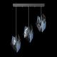 Pendule, Lustre suspendate - Lustra cu 3 pendule moderna design LUX realizata manual POLYGON