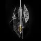Pendule, Lustre suspendate - Lustra cu 3 pendule moderna design LUX realizata manual POLYGON