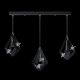 Pendule, Lustre suspendate - Lustra moderna cu 3 pendule design LUX realizat manual CRYSTALLO XL