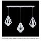 Pendule, Lustre suspendate - Lustra moderna cu 3 pendule design LUX realizat manual CRYSTALLO XL