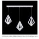 Pendule, Lustre suspendate - Lustra moderna cu 3 pendule design LUX realizat manual CRYSTALLO XL