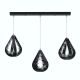 Pendule, Lustre suspendate - Lustra moderna cu 3 pendule design LUX realizata manual ALMOND XL B