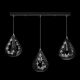 Pendule, Lustre suspendate - Lustra moderna cu 3 pendule design LUX realizata manual ALMOND XL B