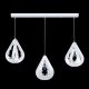 Lustra moderna cu 3 pendule design LUX realizata manual ALMOND XL B