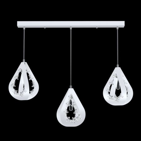 Pendule, Lustre suspendate - Lustra moderna cu 3 pendule design LUX realizata manual ALMOND XL B