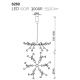 Candelabre, Lustre - Lustra LED design modern ADN alb Large
