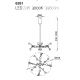 Candelabre, Lustre - Lustra LED design modern ADN alb Medium