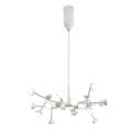 Lustra LED design modern ADN alb Medium