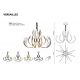 Candelabre, Lustre - Lustra LED design modern VERSAILLES