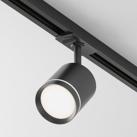Spoturi, Proiectoare pe sina - Spot LED, accesoriu pentru sinele monofazate Unity Orlo negru 4000K