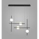 Pendule, Lustre suspendate - Lustra LED design Art Deco cu 4 surse de lumina Cuba