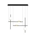Lustra LED design Art Deco cu 4 surse de lumina Cuba