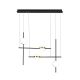 Pendule, Lustre suspendate - Lustra LED design Art Deco cu 4 surse de lumina Cuba