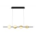 Lustra LED design Art Deco cu 4 surse de lumina Cuba