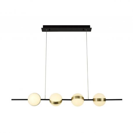 Pendule, Lustre suspendate - Lustra LED design Art Deco cu 4 surse de lumina Cuba