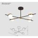 Lustre aplicate - Lustra aplicata LED design Art Deco cu 4 surse de lumina Cuba