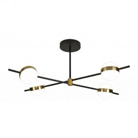Lustra aplicata LED design Art Deco cu 4 surse de lumina Cuba
