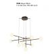 Pendule, Lustre suspendate - Lustra design Art Deco cu 11 surse de lumina CELLAR