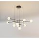 Pendule, Lustre suspendate - Lustra design Art Deco cu 11 surse de lumina CELLAR