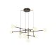 Pendule, Lustre suspendate - Lustra design Art Deco cu 11 surse de lumina CELLAR