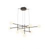 Lustra design Art Deco cu 11 surse de lumina CELLAR