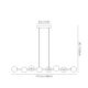 Pendule, Lustre suspendate - Lustra design Art Deco cu 8 surse de lumina CELLAR