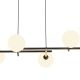 Pendule, Lustre suspendate - Lustra design Art Deco cu 8 surse de lumina CELLAR