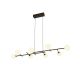 Pendule, Lustre suspendate - Lustra design Art Deco cu 8 surse de lumina CELLAR