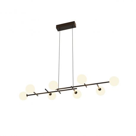 Pendule, Lustre suspendate - Lustra design Art Deco cu 8 surse de lumina CELLAR