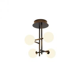 Lustra aplicata design Art Deco cu 4 surse de lumina CELLAR