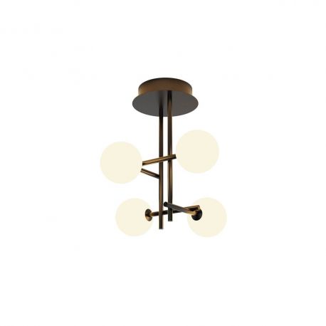 Lustre aplicate - Lustra aplicata design Art Deco cu 4 surse de lumina CELLAR